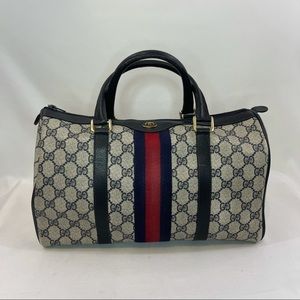 * AUTHENTIC Vintage Gucci Supreme GG Boston Bag